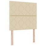 Cap de Pat LED vidaXL Design Blocuri de Diamante Crem 100 cm Țesătură Cap de Pat LED vidaXL Design Blocuri de Diamante Crem 100 cm Țesătură