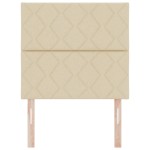 Cap de Pat LED vidaXL Design Blocuri de Diamante Crem 100 cm Țesătură Cap de Pat LED vidaXL Design Blocuri de Diamante Crem 100 cm Țesătură