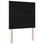 vidaXL Cap de pat LED cu blocuri de diamant, verde închis, 100 cm, din catifea