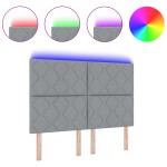 Tablou LED vidaXL Design Blocuri Diamantate Gri deschis 144 cm Țesătură Tablou LED vidaXL Design Blocuri Diamantate Gri deschis 144 cm Țesătură