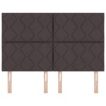 Tablia LED vidaXL Design Blocuri Diamante Maro Întunecat 144 cm Țesătură Tablia LED vidaXL Design Blocuri Diamante Maro Întunecat 144 cm Țesătură