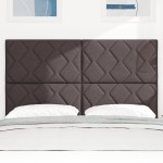 Cap de pat LED vidaXL Design Pătrățele Maro închis 160 cm din țesătură Cap de pat LED vidaXL Design Pătrățele Maro închis 160 cm din țesătură