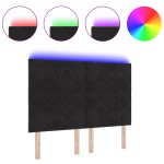 vidaXL Cap de pat LED cu design diamond, negru, 160 cm vidaXL Cap de pat LED cu design diamond, negru, 160 cm