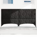 vidaXL Cap de pat LED cu design diamond, negru, 160 cm vidaXL Cap de pat LED cu design diamond, negru, 160 cm