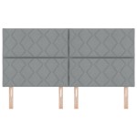 Tăblie LED vidaXL Design cu blocuri de diamant Gri deschis 180 cm Țesătură Tăblie LED vidaXL Design cu blocuri de diamant Gri deschis 180 cm Țesătură