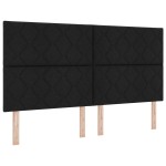 Cap de pat LED vidaXL design cu blocuri de diamant Negru 180 cm Țesătură Cap de pat LED vidaXL design cu blocuri de diamant Negru 180 cm Țesătură