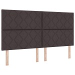 vidaXL Tăbliță LED Design Blocuri de Diamant Maro închis 180 cm Țesătură vidaXL Tăbliță LED Design Blocuri de Diamant Maro închis 180 cm Țesătură