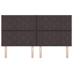 vidaXL Tăbliță LED Design Blocuri de Diamant Maro închis 180 cm Țesătură vidaXL Tăbliță LED Design Blocuri de Diamant Maro închis 180 cm Țesătură