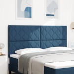 Cap de pat LED vidaXL Design Diamante Blocuri Albastru 180 cm Țesătură Cap de pat LED vidaXL Design Diamante Blocuri Albastru 180 cm Țesătură