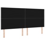 vidaXL Cap de pat LED Set de 3 Gri închis Țesătură 200 cm USB-C