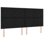 Tabloul LED vidaXL Design cu blocuri de diamante Negru 200 cm Țesătură Tabloul LED vidaXL Design cu blocuri de diamante Negru 200 cm Țesătură