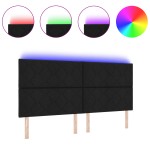 Tabloul LED vidaXL Design cu blocuri de diamante Negru 200 cm Țesătură Tabloul LED vidaXL Design cu blocuri de diamante Negru 200 cm Țesătură