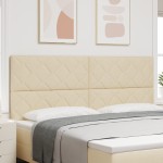 Cap de Pat LED vidaXL Design Blocuri de Diamant Crem 200 cm Țesătură Cap de Pat LED vidaXL Design Blocuri de Diamant Crem 200 cm Țesătură