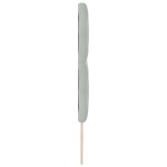 vidaXL Cap de pat LED, design blocuri diamant, gri deschis, 200 cm.