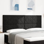 vidaXL Cap de pat LED - Design cu blochete de diamant - 200 cm - Catifea vidaXL Cap de pat LED - Design cu blochete de diamant - 200 cm - Catifea