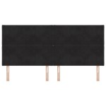 vidaXL Cap de pat LED - Design cu blochete de diamant - 200 cm - Catifea vidaXL Cap de pat LED - Design cu blochete de diamant - 200 cm - Catifea