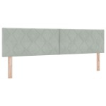 vidaXL Pat cu Arcuri și Saltea Gri deschis 180 x 200 cm țesătură vidaXL Pat cu Arcuri și Saltea Gri deschis 180 x 200 cm țesătură