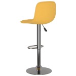 vidaXL Scaune de bar, 2 buc., galben, material textil vidaXL Scaune de bar, 2 buc., galben, material textil