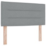 Pat cu arcuri box și saltea vidaXL Gri deschis 80x200 cm Fabricat Pat cu arcuri box și saltea vidaXL Gri deschis 80x200 cm Fabricat