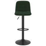 vidaXL Scaune de bar, 2 buc., verde închis, catifea vidaXL Scaune de bar, 2 buc., verde închis, catifea