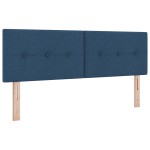 Pat cu saltea Box Spring vidaXL Albastru 160x200 cm Textil