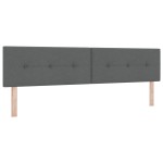 vidaXL Pat cu arcuri și saltea crem 90x200 cm Gri închis 200 x 200 cm vidaXL Pat cu arcuri și saltea crem 90x200 cm Gri închis 200 x 200 cm