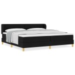 vidaXL Pat cu arcuri și saltea crem 90x200 cm Negru 200 x 200 cm vidaXL Pat cu arcuri și saltea crem 90x200 cm Negru 200 x 200 cm