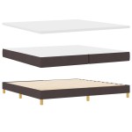 vidaXL Pat cu arcuri și saltea crem 90x200 cm Maro închis 200 x 200 cm vidaXL Pat cu arcuri și saltea crem 90x200 cm Maro închis 200 x 200 cm