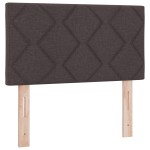 vidaXL Pat cu arcuri și saltea crem 90x200 cm Maro închis 80 x 200 cm vidaXL Pat cu arcuri și saltea crem 90x200 cm Maro închis 80 x 200 cm