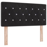 vidaXL Pat cu saltea cu arcuri Gri închis 80x200 cm Catifea Negru vidaXL Pat cu saltea cu arcuri Gri închis 80x200 cm Catifea Negru