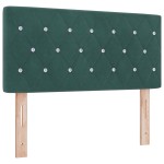 Pat cu saltea vidaXL Spring Box Verde închis 90x190 cm Catifea Pat cu saltea vidaXL Spring Box Verde închis 90x190 cm Catifea