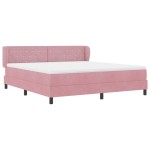 vidaXL Pat cu saltea cu arcuri Gri închis 80x200 cm Catifea Roz vidaXL Pat cu saltea cu arcuri Gri închis 80x200 cm Catifea Roz