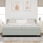 vidaXL Pat cu saltea cu arcuri Gri închis 80x200 cm Catifea cu saltea vidaXL Pat cu saltea cu arcuri Gri închis 80x200 cm Catifea cu saltea