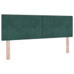Pat cu saltea vidaXL Dark Green 140x200 cm Catifea Pat cu saltea vidaXL Dark Green 140x200 cm Catifea
