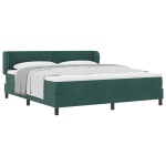 vidaXL Pat cu saltea cu arcuri Gri închis 80x200 cm Catifea cu saltea vidaXL Pat cu saltea cu arcuri Gri închis 80x200 cm Catifea cu saltea