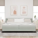 vidaXL Pat cu saltea cu arcuri Gri închis 80x200 cm Catifea cu saltea vidaXL Pat cu saltea cu arcuri Gri închis 80x200 cm Catifea cu saltea