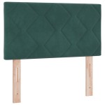 Pat cu saltea vidaXL, Verde închis 80x200 cm, Catifea Pat cu saltea vidaXL, Verde închis 80x200 cm, Catifea