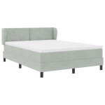 vidaXL Pat cu saltea cu arcuri Gri închis 80x200 cm Catifea cu saltea vidaXL Pat cu saltea cu arcuri Gri închis 80x200 cm Catifea cu saltea