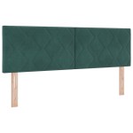 Pat Box cu Saltea vidaXL Verde închis 140x200 cm Catifea Pat Box cu Saltea vidaXL Verde închis 140x200 cm Catifea