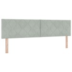 vidaXL Pat cu saltea cu arcuri Gri închis 80x200 cm Catifea cu saltea