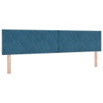 Pat cu saltea vidaXL cu capă de pat albastru închis 200x200 cm din catifea Pat cu saltea vidaXL cu capă de pat albastru închis 200x200 cm din catifea