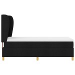 vidaXL Pat cu saltea cu arcuri Gri închis 90x190 cm Negru 100 x 200 cm vidaXL Pat cu saltea cu arcuri Gri închis 90x190 cm Negru 100 x 200 cm