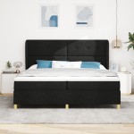 vidaXL Pat cu saltea cu arcuri Gri închis 90x190 cm Negru 200 x 200 cm vidaXL Pat cu saltea cu arcuri Gri închis 90x190 cm Negru 200 x 200 cm