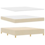 vidaXL Pat cu saltea cu arcuri Gri închis 90x190 cm Crem 180 x 200 cm vidaXL Pat cu saltea cu arcuri Gri închis 90x190 cm Crem 180 x 200 cm