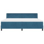 vidaXL Pat cu Saltea cu Arcuri Negru 100x200 cm Catifea cu saltea vidaXL Pat cu Saltea cu Arcuri Negru 100x200 cm Catifea cu saltea