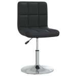 vidaXL Scaun de bar, negru, piele ecologică vidaXL Scaun de bar, negru, piele ecologică