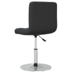 vidaXL Scaun de bar, negru, piele ecologică vidaXL Scaun de bar, negru, piele ecologică