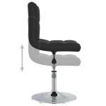 vidaXL Scaun de bar, negru, piele ecologică vidaXL Scaun de bar, negru, piele ecologică