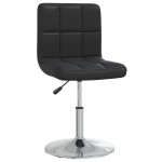 vidaXL Scaune de sufragerie, 4 buc., negru, piele ecologică