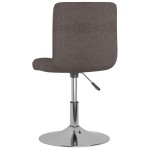 vidaXL Scaun de bar pivotant, gri taupe, material textil vidaXL Scaun de bar pivotant, gri taupe, material textil